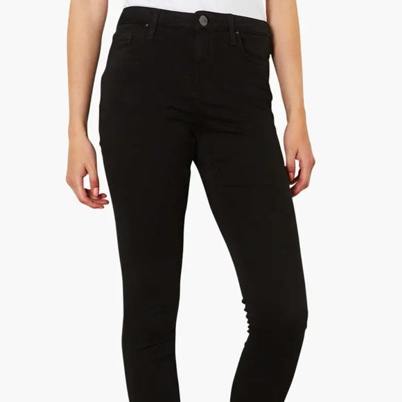 NWT TopShop Jamie Petite High Waist Skinny Black Jeans W28 To Fit L28 US6 - Picture 3 of 9